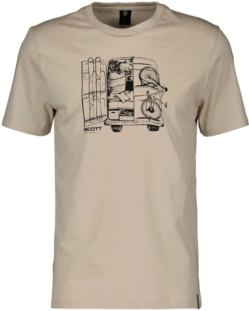 Camiseta Ms Casual Ss Dust White