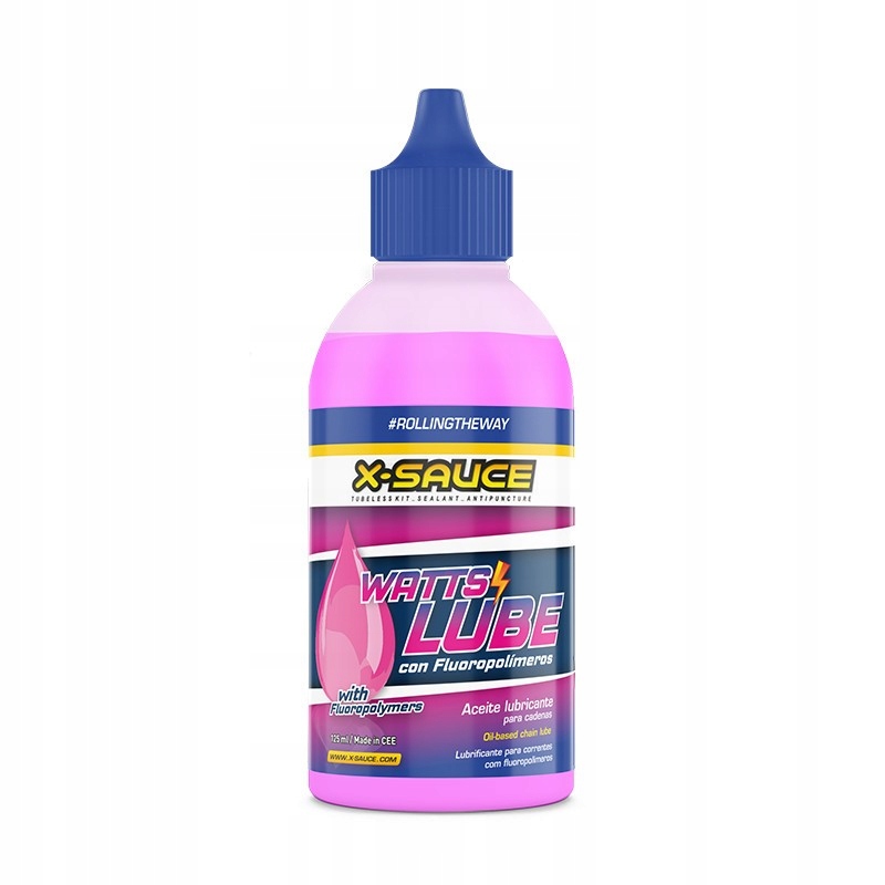 X-SAUCE ACEITE LUBRICANTE CON FLUOROPOLIMEROS WATTS LUBE 125ML