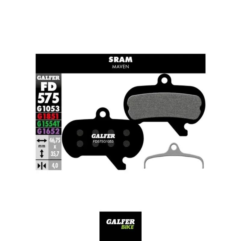  GALFER BIKE STANDARD SRAM MAVEN - FD575G - Negro - G1053 