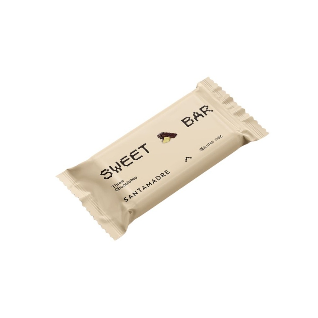Santa Madre · Sweet Bar - Tres Chocolates 60gr Sin Gluten