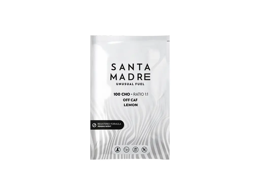 Santa Madre · Unusual Fuel 100CHO (RATIO 1:1) monodosis Limón 106g
