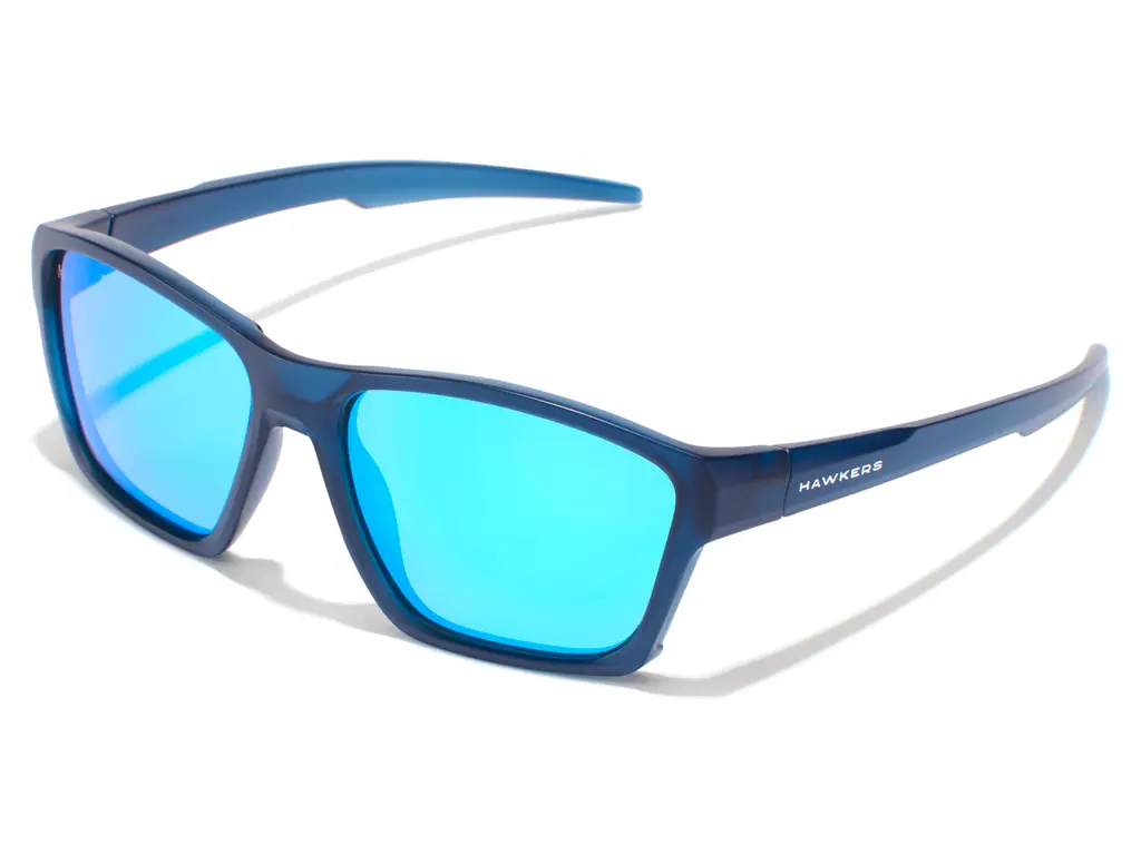 HAWKERS  SHARK Azul Mate Transparente - Azul Claro Polarizado