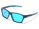 HAWKERS  SHARK Azul Mate Transparente - Azul Claro Polarizado