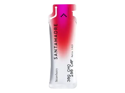 [202-06] Santa Madre Gel Energético Fresa · 30CHO 100 CAF (RATIO 1-0,5) - Gel 50 ml