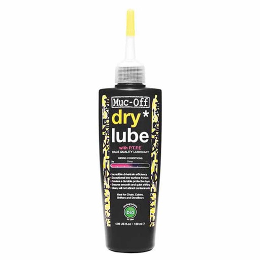 [719863] ACEITE LUBRICANTE CADENA MUC-OFF CLIMA SECO 120 ml (DRY LUBE)